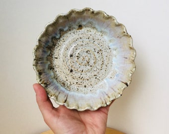 Clay Plate Ceramic Dessert Plates Handmade Ceramic Plate Stay Young Plate Ready to Ship Ceramic Plate Handmade