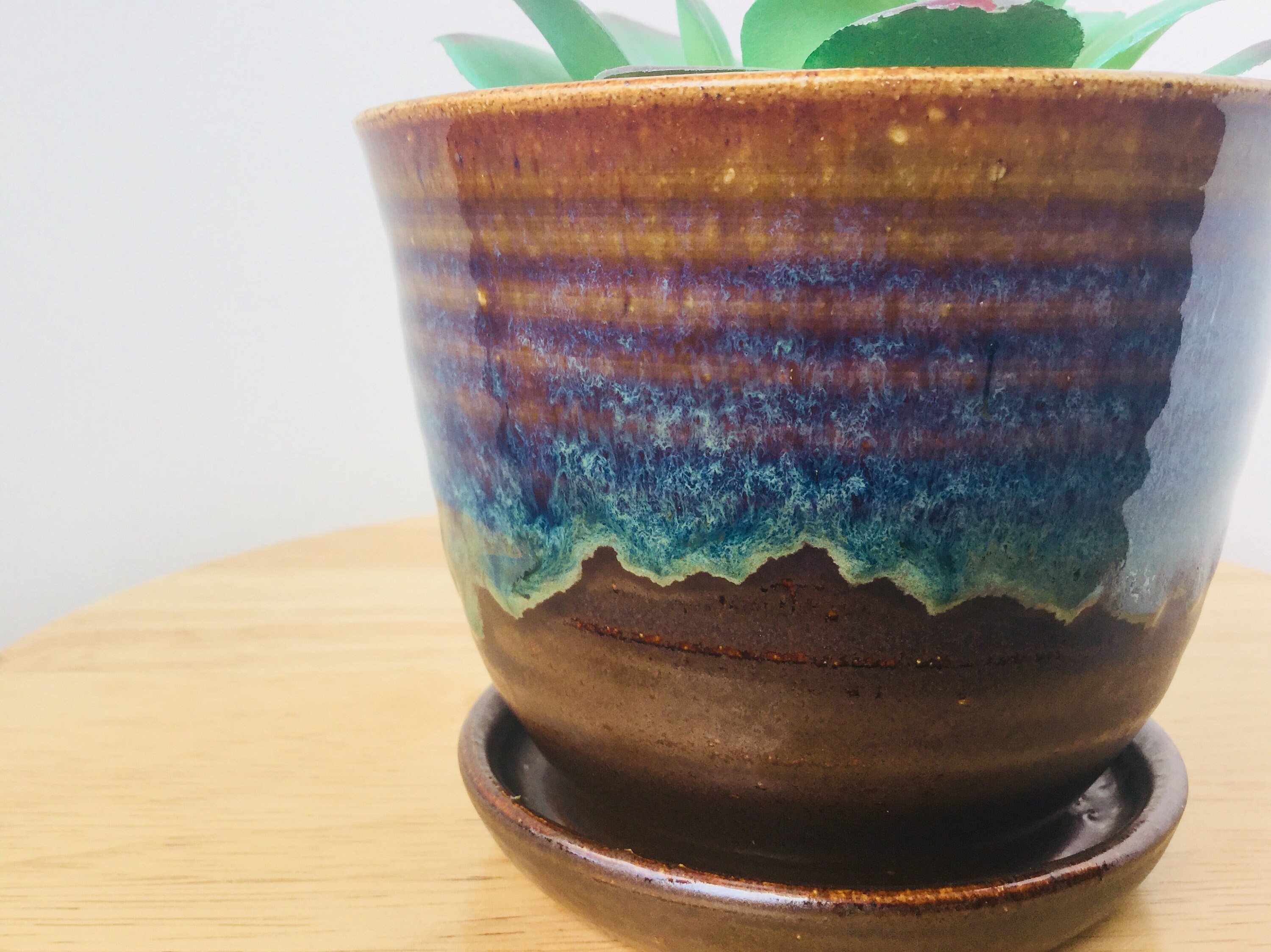 Table Top Planter Ceramic Planter Pottery Planter Succulent Etsy
