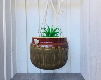 Ceramic Hanging Planter, Ceramic Planter, Hanging Planter, Pottery Hanging Planter, Succulent Planter, Forward Pottery, Handmade, Christmas