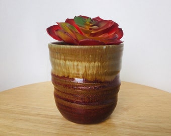 Mini Ceramic Planter, Mini Twisty Planter, Pottery Planter, Succulent Planter, Handmade, Forward Pottery, Christmas Gift