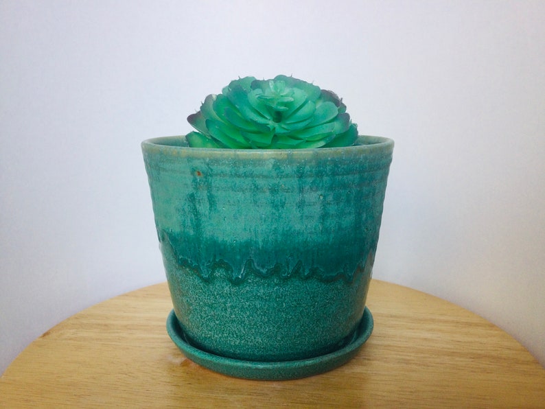 Table Top Planter Ceramic Planter Pottery Planter Succulent Etsy