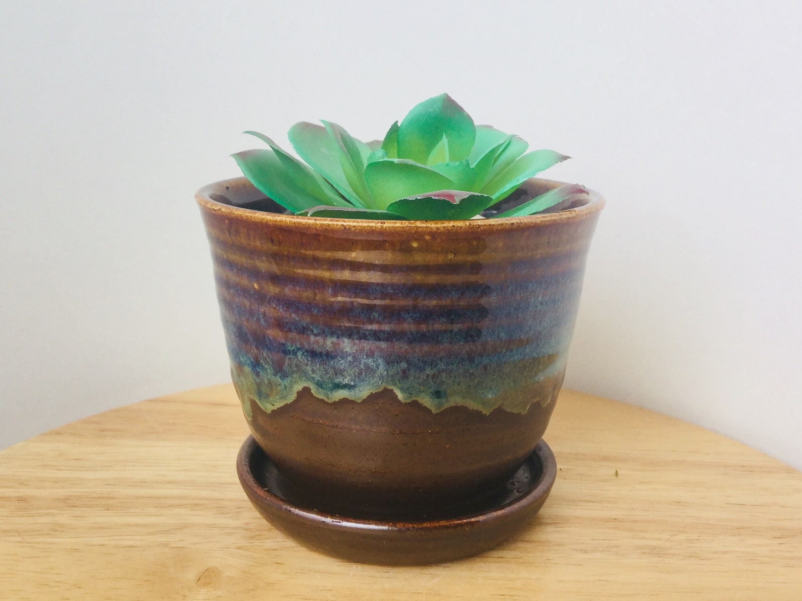 Table Top Planter Ceramic Planter Pottery Planter Succulent Etsy