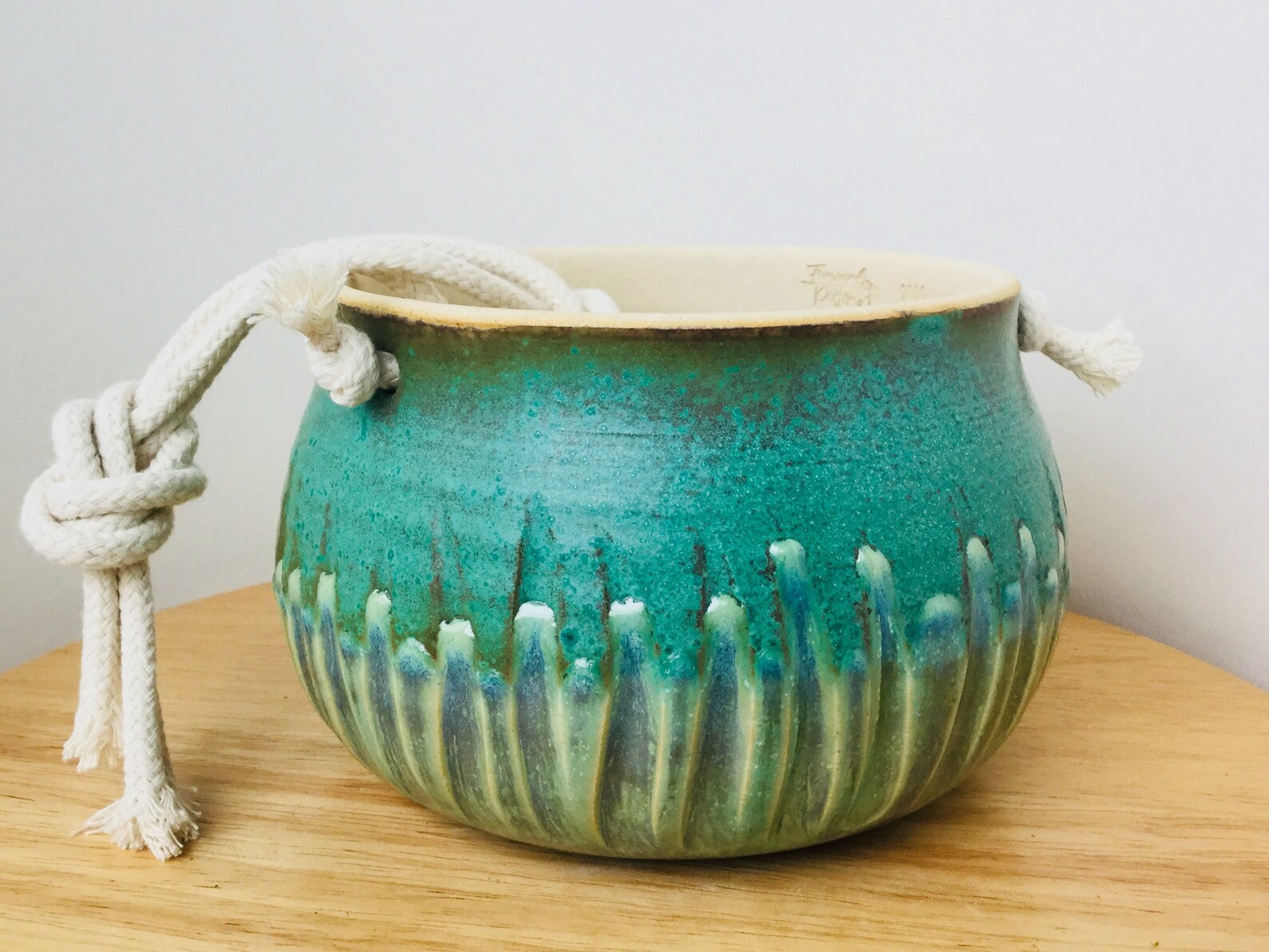 Ceramic Hanging Planter Ceramic Planter Hanging Planter Etsy