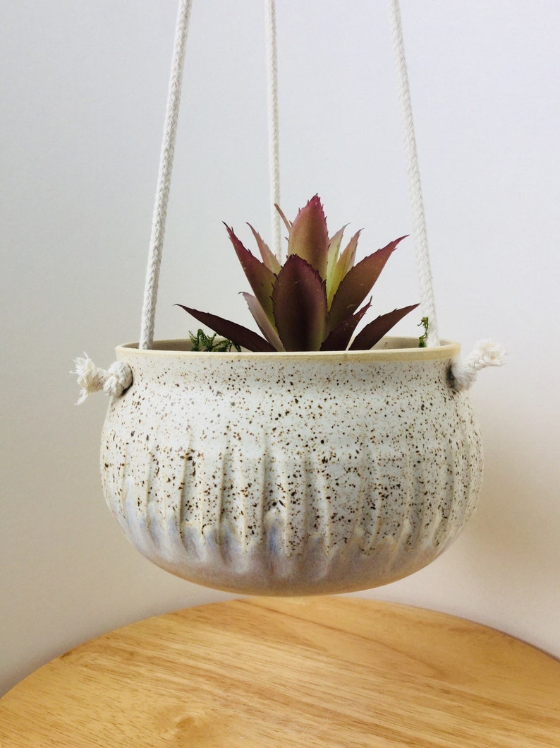 Ceramic Hanging Planter Ceramic Planter Hanging Planter Etsy