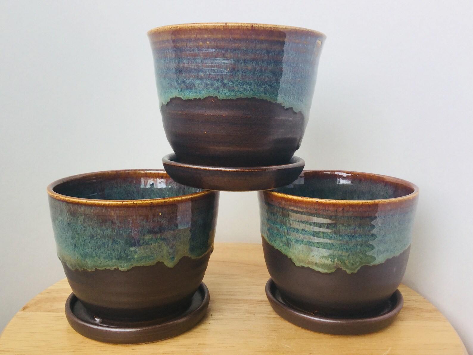 Table Top Planter Ceramic Planter Pottery Planter Succulent Etsy