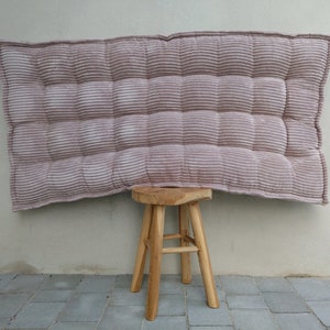 Entryway Furniture , Daybed Cushion, Bench Cushion, Velvet Japanese Futon, Floor cushion, floor seating, velvet futon, Modular Sofa