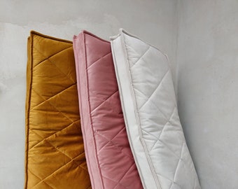 Mobili da ingresso, cuscino per panca, cuscini da pavimento in velluto futon giapponese, divano da terra, cuscino da pavimento, futon in velluto giapponese