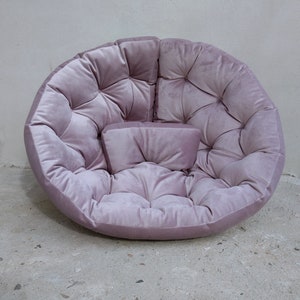 Folding Chair, Futon , Velvet Futon , Floor Quilt Cushion, Chair Sofa Tufted, Floor Pillow | Floor Cushion | Round Cushion | Swing Cushion