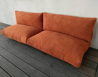 Cojín de suelo de terciopelo: asiento japonés, cojín para asiento de ventana