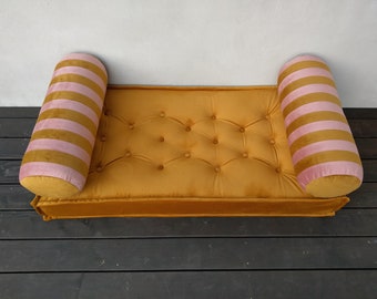 Canapé de sol, coussin de sol, canapé de sol, coussins matelassés pour siège de fenêtre, coussin de banc, sièges de sol japonais en velours, oreiller de sol