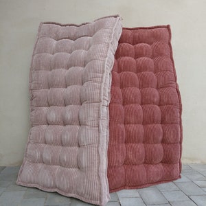 Floor Cushion , Daybed Cushion, Bench Cushion, Velvet Japanese Futon, Floor cushion, floor seating, velvet futon, Modular Sofa
