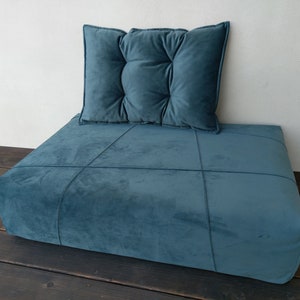 Floor Sofa, floor couch ,Floor seating, seat with backrest, Custom size cushion, large & small floor cushion, floor mat