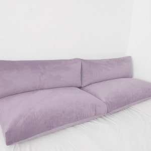 Floor cushion , Floor Sofa, floor couch , Window Seat Quilted Cushions, Bench Cushion, Velvet Japanese floor seating, floor pillow