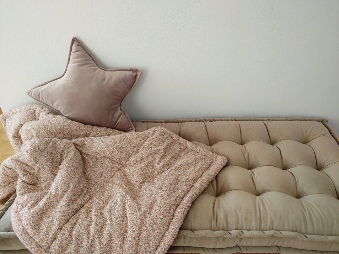 Entryway Furniture Bench Cushion Velvet Japanese Futon Etsy