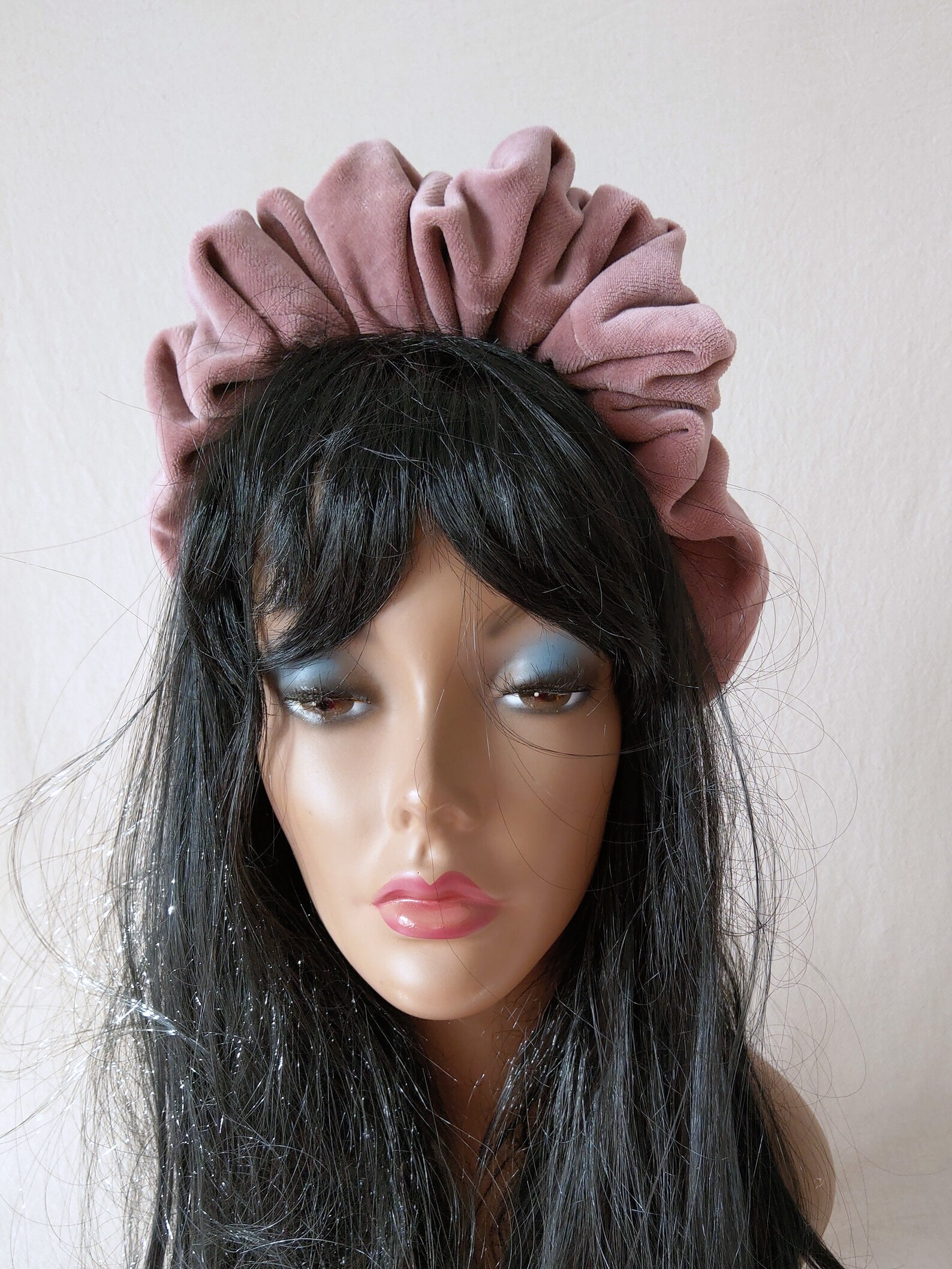 Velvet Royal Headband Tiara Fashion Hairband For Womens Etsy
