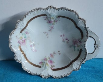 Vintage O &EG Royal Austria Porcelain Oval Plate