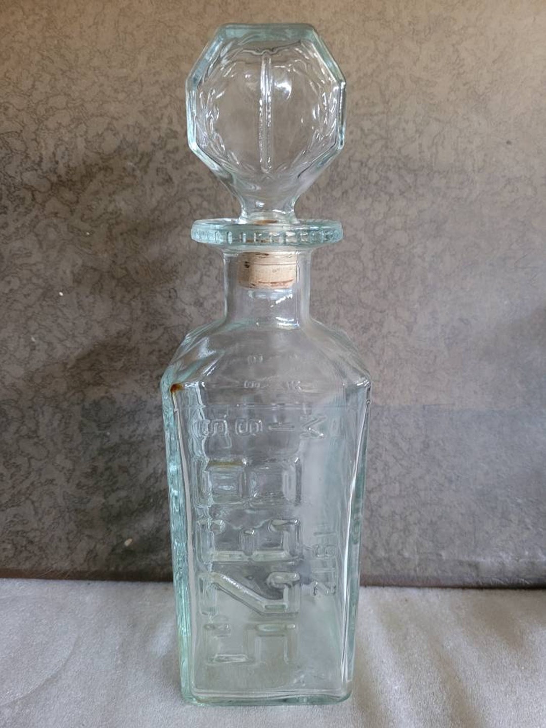 Vintage Walkers Deluxe Bourbon Empty Liquor Bottle 1970s Etsy