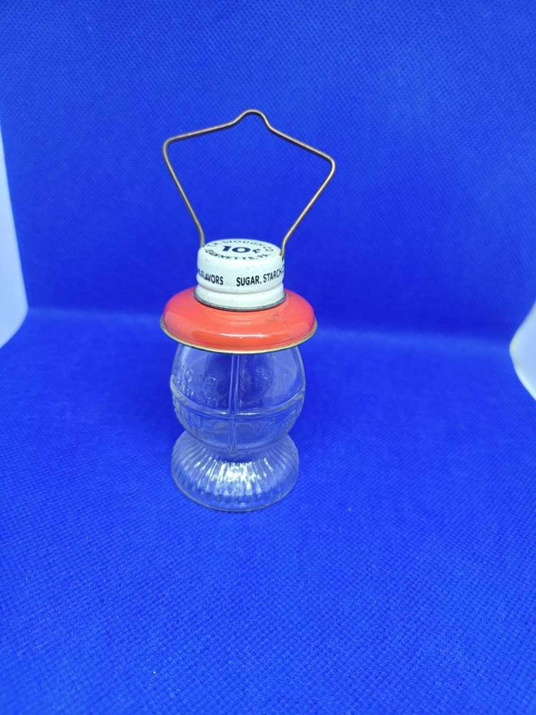 Vintage T.H. Stough Co. PA Glass Lantern Candy Pellet