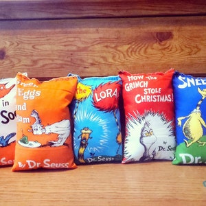 Dr. Seuss book pillows