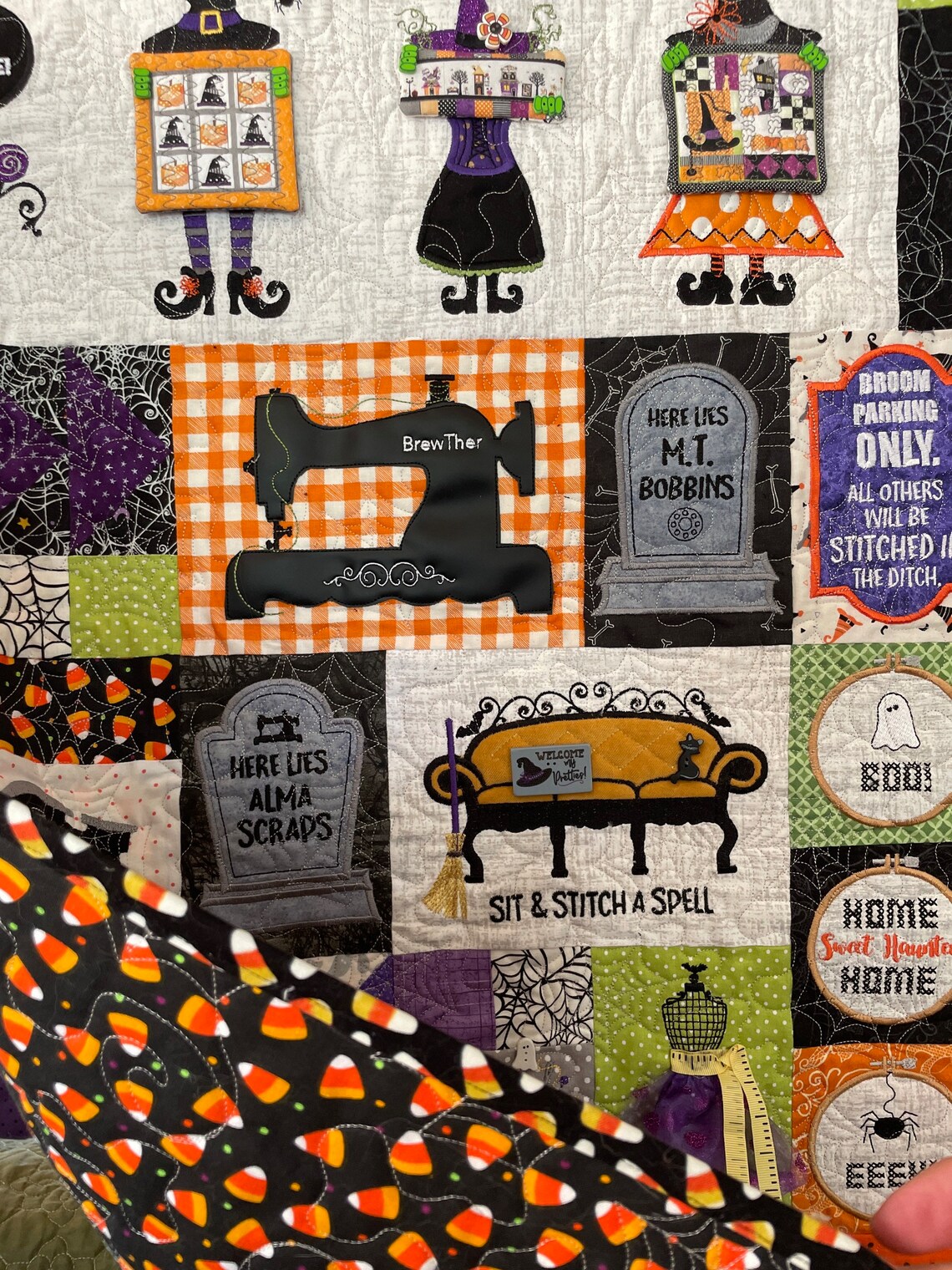 Candy Corn Quilt Shoppe Etsy