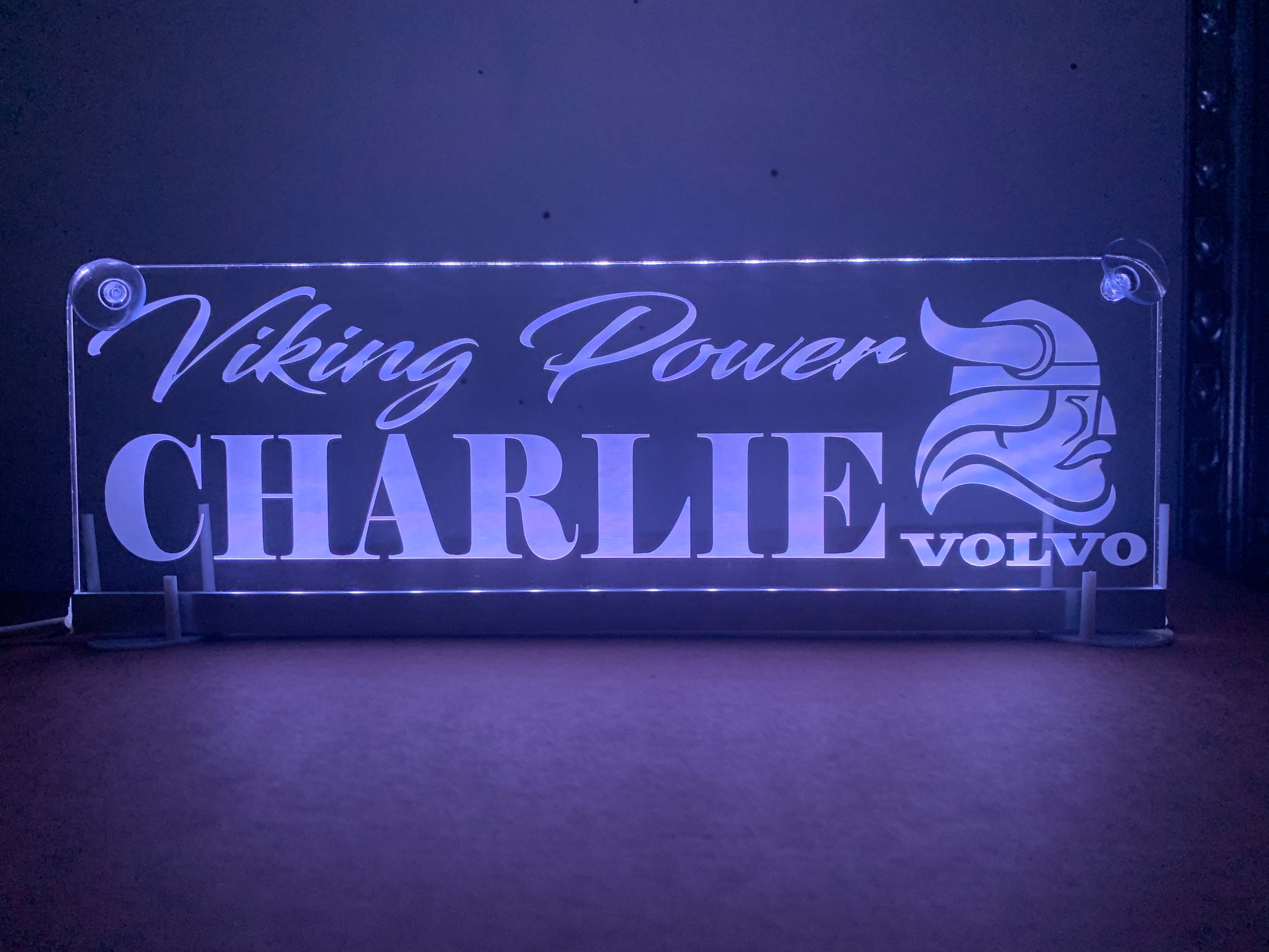 Targa Luminosa Camion Personalizzata - LED RGB Con ... - Fat Cow - Foto 9