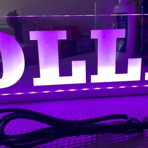 Gepersonaliseerde vrachtwageninterieur app, muziek en usb ledverlichting RGB-kleurverandering met afstandsbediening 300 x 100 mm