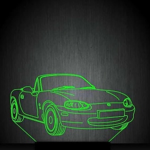 Convertible Sport Car  3d Smart APP Control Night Light Bluetooth,Music,7&16M Colour Mobile App ,Gift led lamp