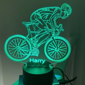 3d Bicycle 3d Smart APP Control Night Light Bluetooth,Music,7&16M Colour Mobile App ,Gift led lamp