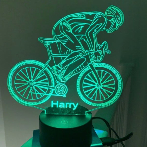 3d Bicycle 3d Smart APP Control Night Light Bluetooth,Music,7&16M Colour Mobile App ,Gift led lamp