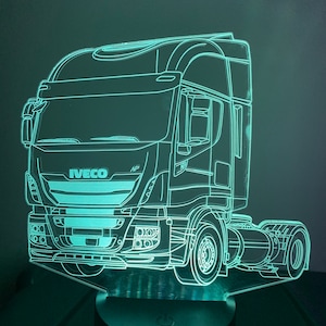 Truck Personalised Smart APP Control Night Light Bluetooth,Music,7&16M Colour Mobile App ,Gift led lamp