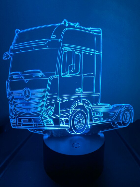 Lkw Lkw Lkw 3d Maßanfertigung Smart APP Steuerung Nachtlicht  Bluetooth,Musik,7&16M Farbe Mobile App, Geschenk led Lampe -  Österreich