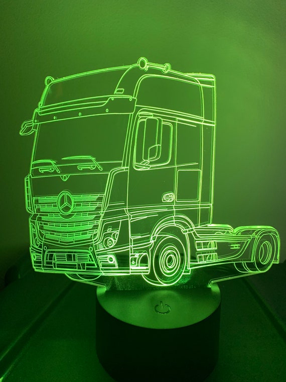 Lkw Lkw Lkw 3d Maßanfertigung Smart APP Steuerung Nachtlicht  Bluetooth,Musik,7&16M Farbe Mobile App, Geschenk led Lampe -  Österreich