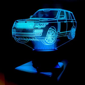 SUV  3d Smart APP Control Night Light Bluetooth,Music,7&16M Colour Mobile App ,Gift led lamp