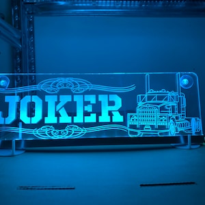 Personalised 12V Truck Lorry Interior Engraved Usb Led Light New App & Music LED Bar USB Powered Remote Control