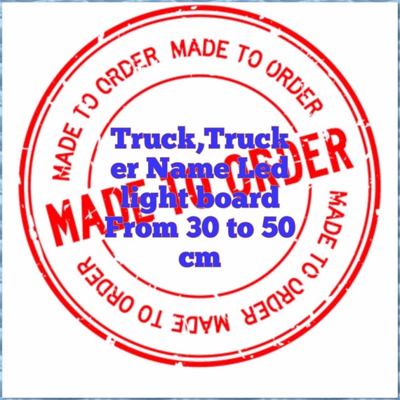 Buy Made to Order 12 24V Truck Lorry Interior Engraved Usb Led