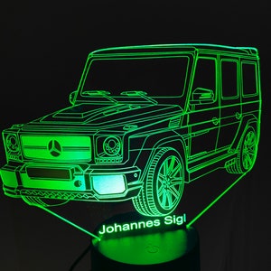 Wagon G  3d Custom made Smart APP Control Night Light Bluetooth,Music,7&16M Colour Mobile App ,Gift led lamp