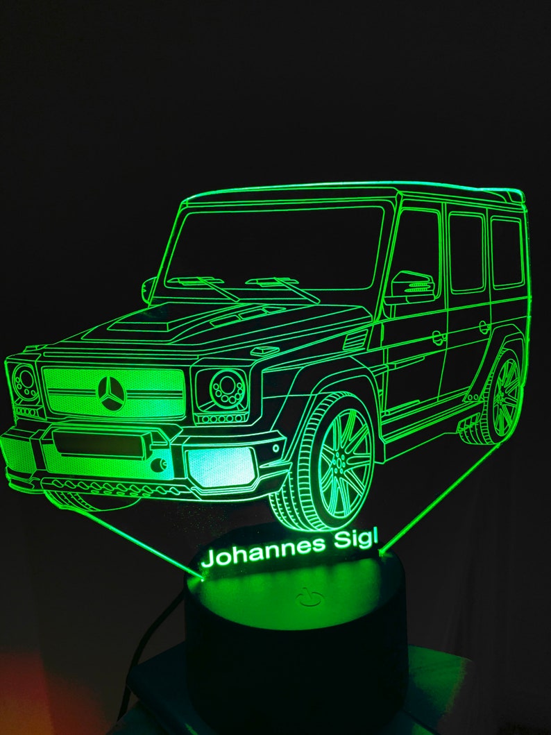 Mercedes Wagon G 3d Custom made Smart APP Control Night Light B Mercedes Wagon G 3d Custom made Smart APP Control Night Light B