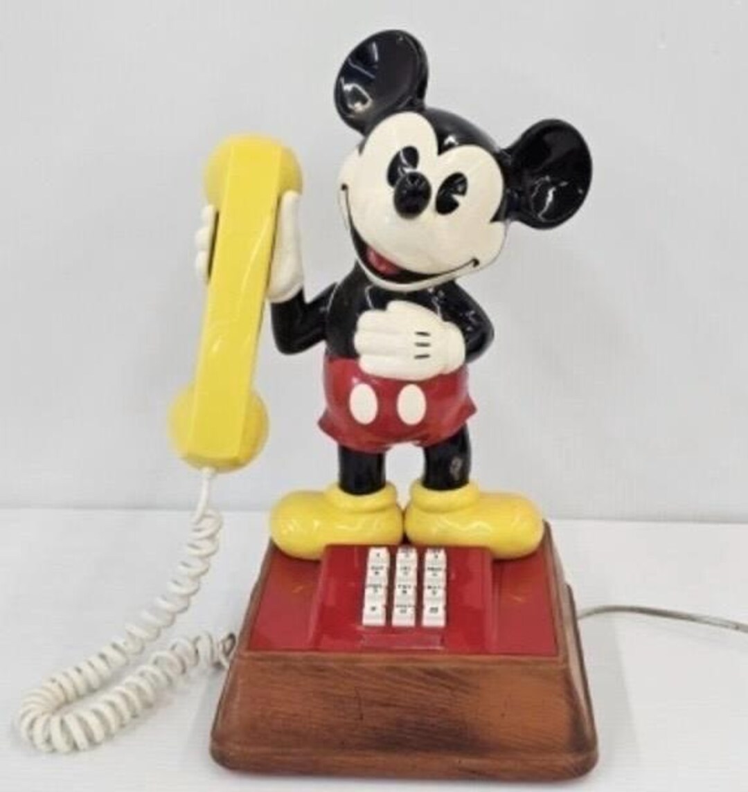 Vintage 1976 Mickey Mouse Telephone A Musthave for Disney Collectors