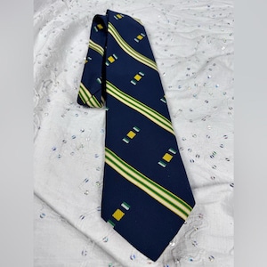 Vintage 1970s Yves Saint Laurent Tie – Made in Canada – Rare Licensed Design