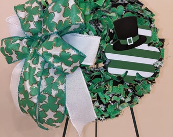 St Patrick's Wreath\Green Wreath\Clover Wreath\Irish Wreath\Small Wreath