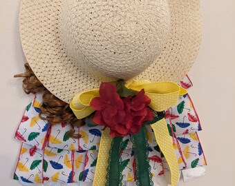 Corona de niña del condado\corona de paraguas\corona roja\corona azul\corona amarilla\corona verde