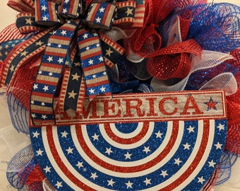 Corona patriótica\Corona de América\Corona roja\WReasth blanco\Corona azul\Corona del 4 de julio