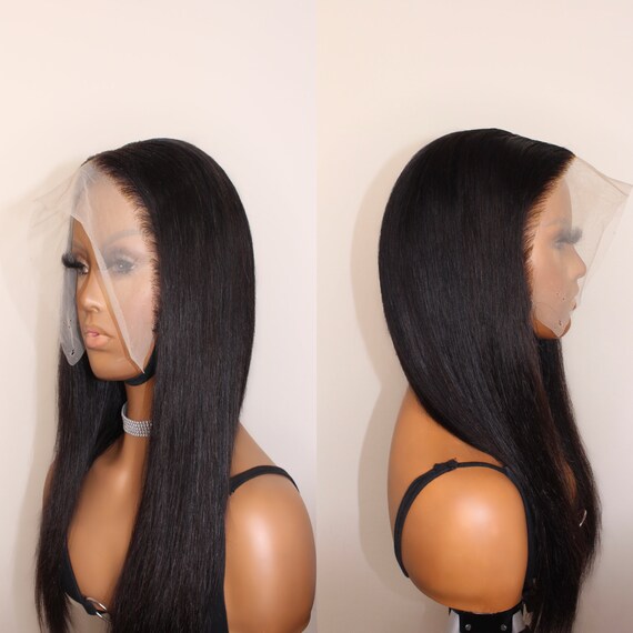 Bone straight hair 2025 with middle part