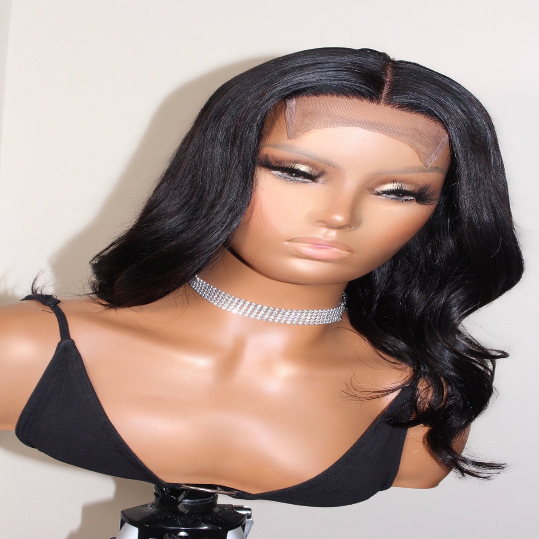 Brazilian Bodywave Lace Closure Wig Pre-Plucked 5x5 16 inch Etsy 日本