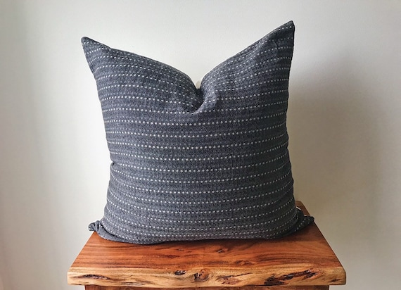 JOEL Tribal Pillow Cover - 20 x 20 - Square Pillow Case - Chiang Mai Pillow Cover - Housewarming Gift - Modern Pillow Case - Textured Pillow