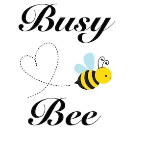 Busy Bee Hand Embroidery Pattern