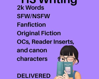 Encargos de escritura de fanfiction y ficción original (2000 palabras) - Copia en PDF