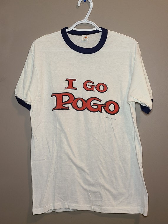 Vintage NEVER WORN 1979 I Go Pogo Ringer Promotion
