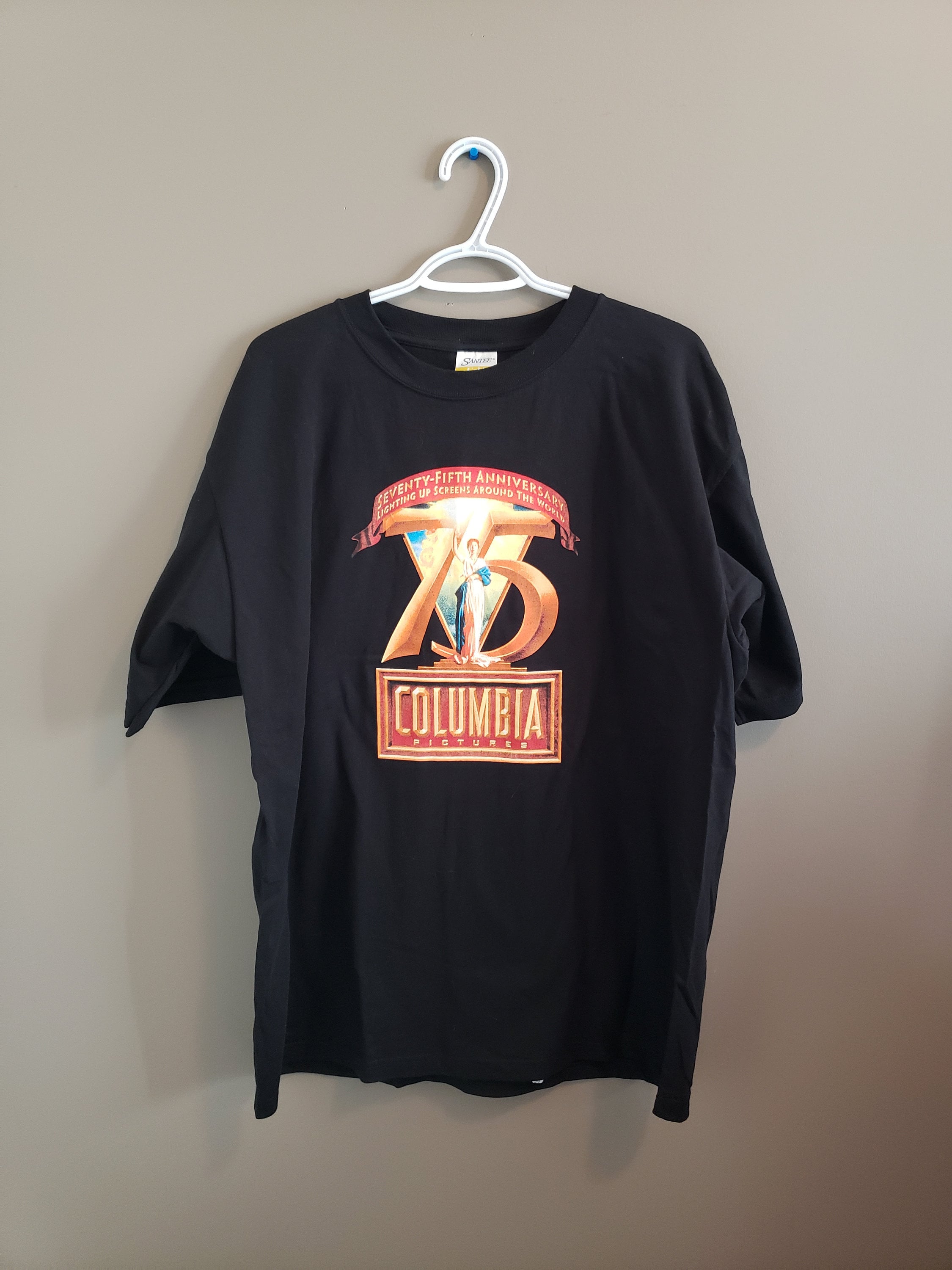 Vintage NEVER WORN Columbia Pictures 75th Anniversary Tshirt Size XL