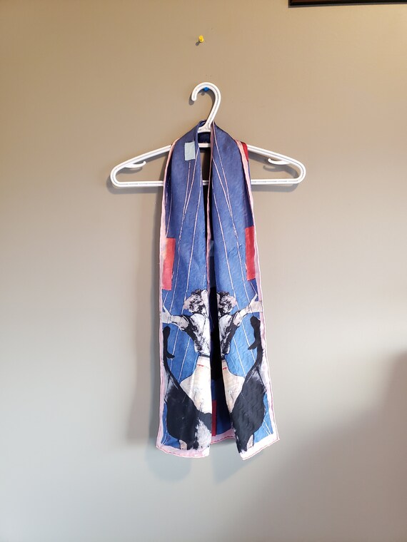 Vintage Rockmount Ranch Wear Silk Scarf